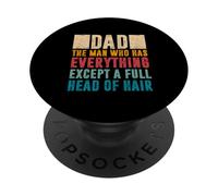Papa, l'homme qui a tout sauf une chevelure pleine PopSockets PopGrip Adhésif