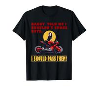 Papa m'a Dit Que Je ne devais Pas Courir après Les garçons T-Shirt Graphique avec Valeur