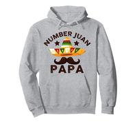 Papa mexicain Papa Numéro 1 Juan Papa Funny Padre Sweat à Capuche