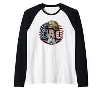 Papa Militaire de l'armée américaine Manche Raglan