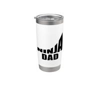 Papa ninja Gobelet isotherme en acier inoxydable double paroi