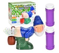 Papa Noel Bubble Machine | Jouet de Noël électrique | Père Noël Musical avec des lumières pour CASA Jardín