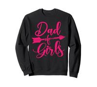 Papa of Girls Fête des Pères New Daddy Father of Daughters Sweatshirt