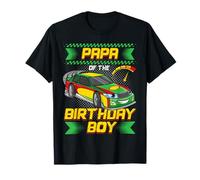 Papa of The Birthday Boy Race Car Party Family Matching T-Shirt