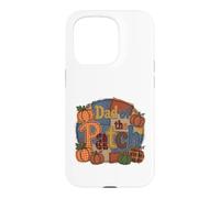 Papa of The Patch Automne Citrouille Patchwork Coque pour iPhone 15 Pro
