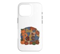 Papa of The Patch Automne Citrouille Patchwork Coque pour iPhone 16 Pro