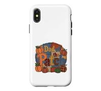 Papa of The Patch Automne Citrouille Patchwork Coque pour iPhone X/XS