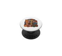 Papa of The Patch Automne Citrouille Patchwork PopSockets PopGrip Adhésif