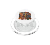 Papa of The Patch Automne Citrouille Patchwork PopSockets PopGrip pour MagSafe