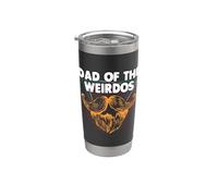 Papa Of The Weirdos Cool Dad Blague Punchline Parents Gobelet isotherme en acier inoxydable double paroi