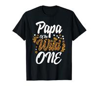 Papa Of The Wild One 1st Birthday Leopard First Thing Men T-Shirt
