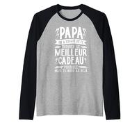 Papa on a essayé de te trouver le meilleur, père papa Manche Raglan