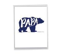 Papa Ours pères Joke carte 1 Jumbo Father's Day Card & Enve. (J3460FDG)