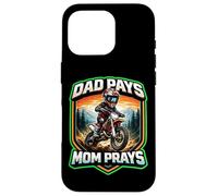 Papa paie Maman Prie pour Enfants Dirt Bike Rider Boy Dirtbike Amoureux Coque pour iPhone 16 Pro