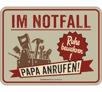 Papa - Panneaux Fun - En cas d'urgence