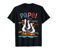Papa Pape Humour Mouette Grand-Père Oncle Frère Famille T-Shirt
