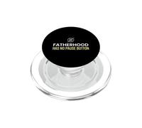 Papa, paternité, Bouton « No Pause » épuisé PopSockets PopGrip pour MagSafe