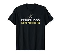 Papa, paternité, Bouton « No Pause » épuisé T-Shirt