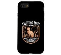 Papa pêcheur avec Un Chat approuvé taux de Capture drôle Coque pour iPhone SE (2020) / 7/8