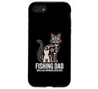 Papa pêcheur avec Un Chat approuvé taux de Capture drôle Coque pour iPhone SE (2020) / 7/8