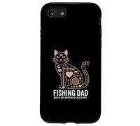 Papa pêcheur avec Un Chat approuvé taux de Capture drôle Coque pour iPhone SE (2020) / 7/8
