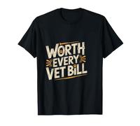 Papa Poilu Chien Chat Parent d'animaux Drole Note du Veto T-Shirt