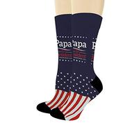Papa Politique Offre Un Cadeau À Papa Pour Le Président Papa Femme Homme Chaussettes De Sport Durabilité Socquette D'Équipage Chaudes Chaussettes De Tennis Pour Randonnée Marche Extérieur