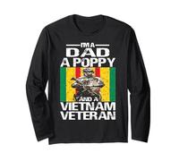 Papa Poppy Vietnam Veteran Vintage Manche Longue