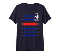 Papa Poule 2 Coeurs - Fête des Pères - Marinière T-Shirt Haut de Gamme