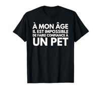 Papa Prout Papy Professionnel Péteur Humour Beauf Drole Pet T-Shirt