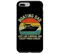 Papa qui fait du bateau comme un père normal, sauf qu'il est beaucoup plus cool Coque pour iPhone 7 Plus/8 Plus