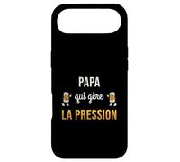 Papa Qui Gère La Pression Humour Bière Cadeau Futur Père Coque pour iPhone Air