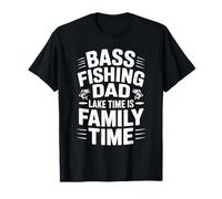 Papa Qui pêche à l'achigan Le Temps du lac, C'est du Temps en Famille - Angler Dad T-Shirt