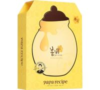 PAPA RECIPE bombee miel masque feuille 10 feuilles, soins de la peau coréenne, le masque de feuille de soins de la peau du visage, hydratant profond pour la peau sèche