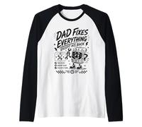 Papa répare Tout sauf Son Dos, drôles de pères mécaniciens Manche Raglan
