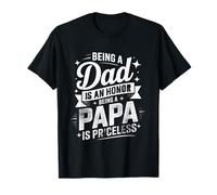 Papa rétro Être papa est un honneur Être papa n'a pas de prix T-Shirt