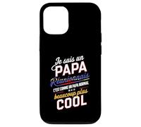Papa Réunionnais Humour Cadeau créole ile de la réunion 974 Coque pour iPhone 12/12 Pro