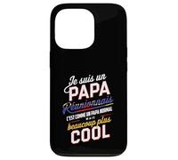 Papa Réunionnais Humour Cadeau créole ile de la réunion 974 Coque pour iPhone 13 Pro
