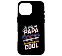 Papa Réunionnais Humour Cadeau créole ile de la réunion 974 Coque pour iPhone 16 Pro Max