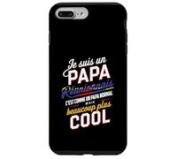 Papa Réunionnais Humour Cadeau créole ile de la réunion 974 Coque pour iPhone 7 Plus/8 Plus