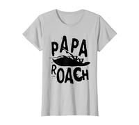 Papa Roach - Official Merchandise - Classic Infest Logo T-Shirt, Femme, Argent, S