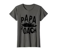 Papa Roach - Official Merchandise - Classic Infest Logo T-Shirt, Femme, Asphalte, M