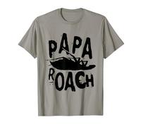 Papa Roach - Official Merchandise - Classic Infest Logo T-Shirt, Homme, Ardoise, XXL