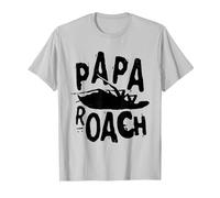 Papa Roach - Official Merchandise - Classic Infest Logo T-Shirt, Homme, Argent, XXL