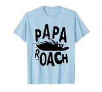 Papa Roach - Official Merchandise - Classic Infest Logo T-Shirt, Homme, Bleu Céleste, M