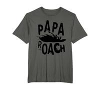 Papa Roach - Official Merchandise - Classic Infest Logo T-Shirt, Homme Grandes Tailles, Asphalte, 5X Tall