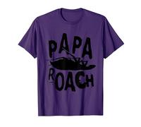 Papa Roach - Official Merchandise - Classic Infest Logo T-Shirt, Homme, Violet, 3XL