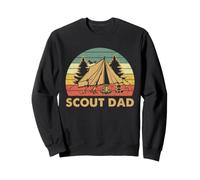 Papa Scout, Camping, Troupe en Plein air, Aventure, Vie Sweatshirt