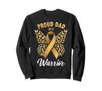 Papa Sensibilisation au Cancer chez l'enfant Sweatshirt
