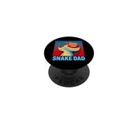 Papa Serpent Patriotique drôle pour Homme PopSockets PopGrip Adhésif